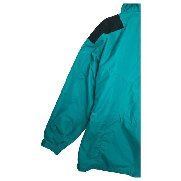 VTG Columbia Pullover Jacket Mens Medium Nylon Windbreaker Radial Sleeve 90s - Picture 14 of 16
